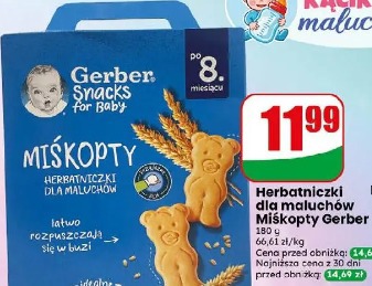 Herbatniczki dla maluchów Miśkopty Gerber
