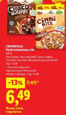 Crownfield Płatki śniadaniowe, XXL