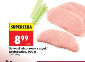 Sznycel wieprzowy z szynki Kraina Mięs