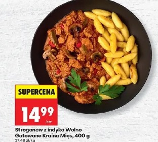 Strogonow z indyka Wolno Gotowane Kraina Mięs