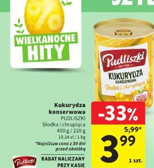 Kukurydza konserwowa Pudliszki