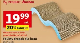 Falisty drapak dla kota