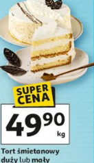 Tort śmietanowy duży lub mały