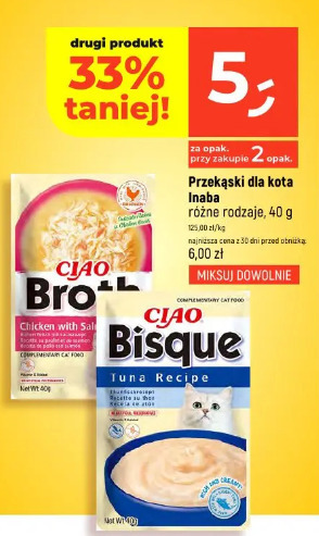 Przekąski dla kota Inaba