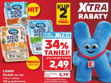Lisner Śledzik na raz różne rodzaje
