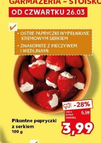 Pikantne papryczki z serkiem