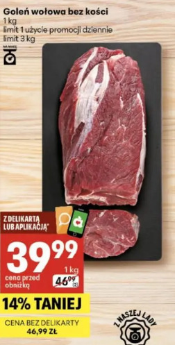 Goleń wołowa bez kości