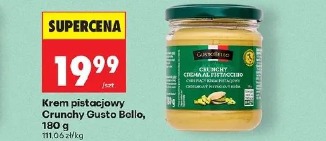 Krem pistacjowy Crunchy Gusto Bello