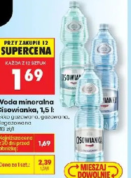 Woda mineralna Cisowianka lekko gazowana, gazowana, niegazowana CISOWIANKA