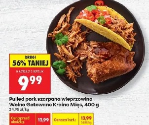 Pulled pork szarpana wieprzowina Wolno Gotowane Kraina Mięs