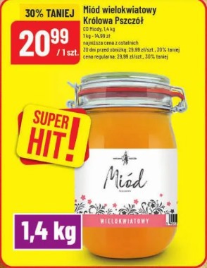 Miód wielokwiatowy Królowa Pszczół