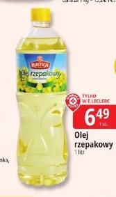 Olej rzepakowy Rustica