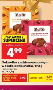 Galaretka z sokiem owocowym w czekoladzie Meltié