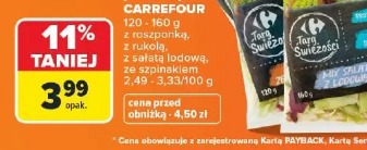 Miks sałat pakowanych Carrefour