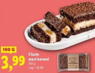 Ciasto maxi karmel