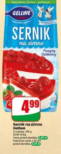 Sernik na zimno Gellwe
