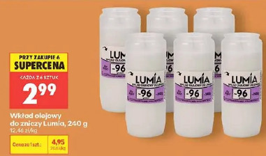 Lumia wkład olejowy do zniczy