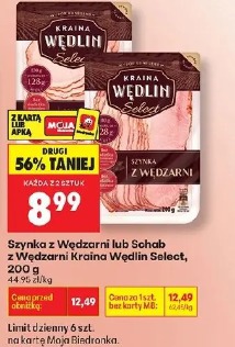 Szynka z Wędzarni lub Schab z Wędzarni Kraina Wędlin Select