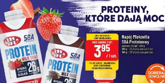 Napój Mlekovita SBA Proteinowy