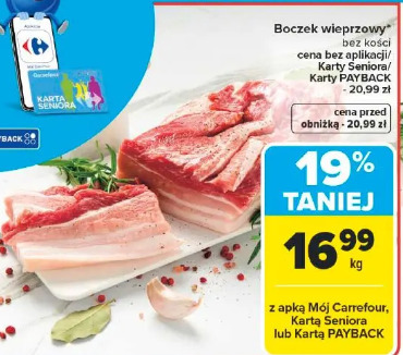 Boczek wieprzowy bez kości