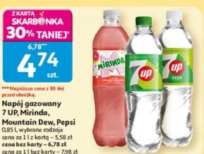 Napój gazowany 7 UP, Mirinda, Mountain Dew, Pepsi