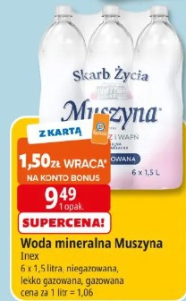 Woda mineralna Muszyna Inex