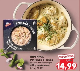 INDYKPOL Potrawka z indyka w sosie śmietanowym