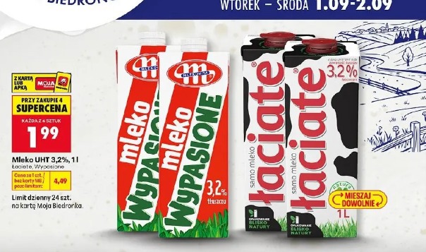 Mleko UHT 3,2% Łaciate, Wypasione