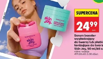 Serum booster wygładzający do twarzy lub płatki tonizujące do twarzy Skin Joy