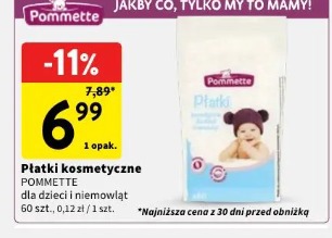 Pommette płatki kosmetyczne dla dzieci i niemowląt