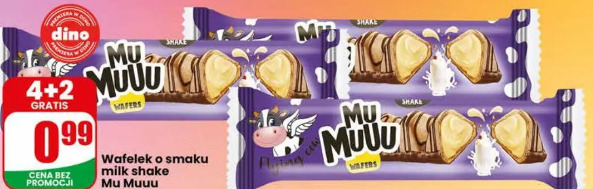 Wafelek o smaku milk shake Mu Muuu