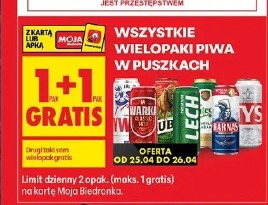 Wszystkie wielopaki piwa w puszkach