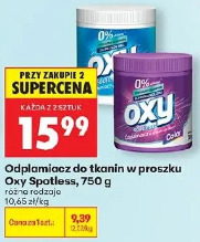 Odplamiacz do tkanin w proszku Oxy Spotless, 750 g