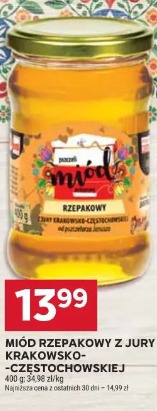 Miód rzepakowy z Jury Krakowsko-Częstochowskiej