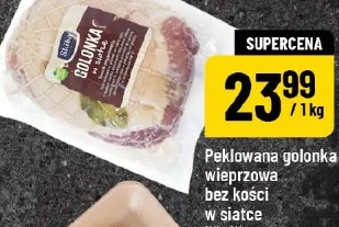 Peklowana golonka wieprzowa bez kości w siatce Skiba