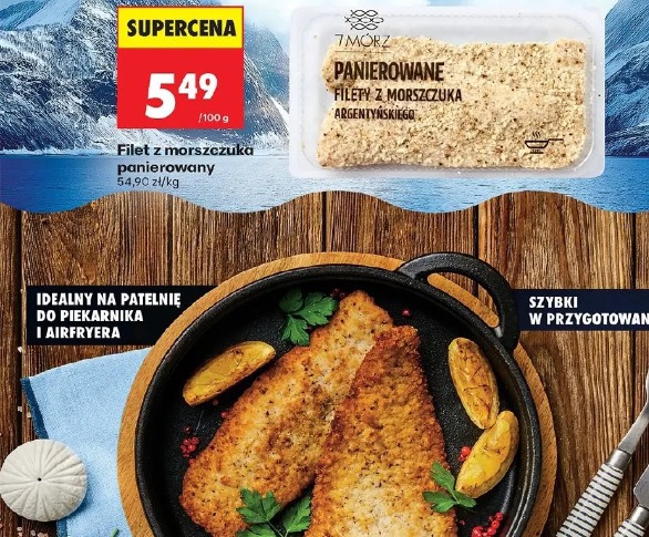 Filet z morszczuka panierowany 7 Mórz