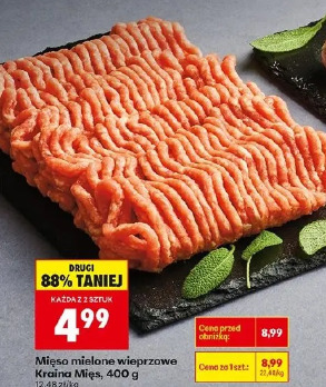 Mięso mielone wieprzowe Kraina Mięs