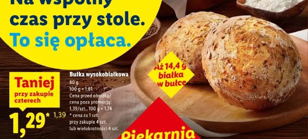Bułka wysokobiałkowa
