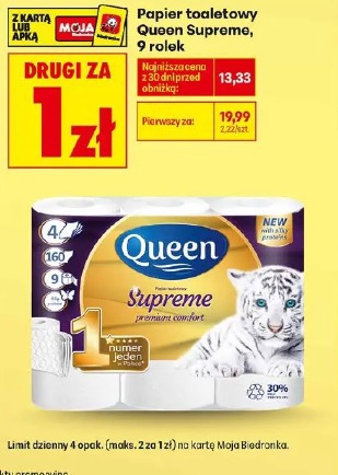 Papier toaletowy Queen Supreme