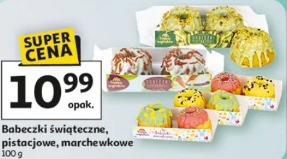 Babeczki świąteczne, pistacjowe, marchewkowe