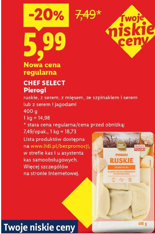Chef Select Pierogi