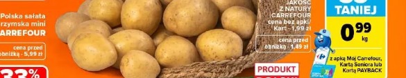 Polskie ziemniaki jadalne Jakość z Natury Carrefour