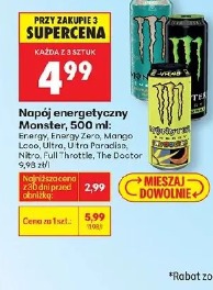 Napój energetyczny Monster, 500 ml