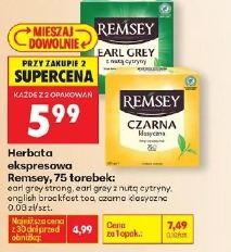 Herbata ekspresowa Remsey, 75 torebek