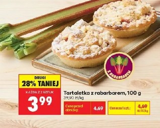 Tartaletka z rabarbarem