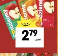 Napój o smaku jabłkowo-brzoskwiniowym, jabłkowo-miętowym, jabłkowym Codzienny