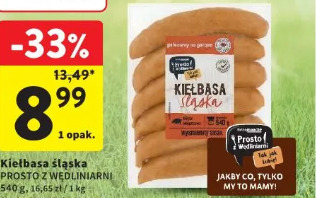 Kiełbasa śląska PROSTO Z WĘDLINIARNI