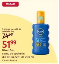 Nivea Sun, spray do opalania dla dzieci, SPF 50