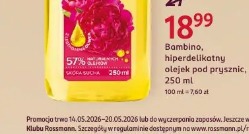 Bambino hipoerdelikatny olejek pod prysznic