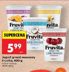 Jogurt grecki owocowy Fruvita